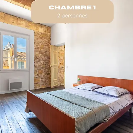 아파트 T3 Charme Ancien Au Coeur De